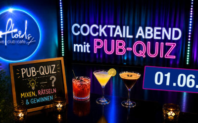 1. Juni 2026 Cocktailabend mit Pub-Quiz