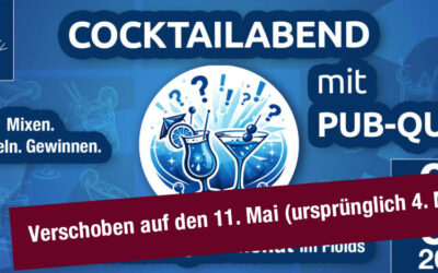 11. Mai 2026 Cocktailabend mit Pub-Quiz